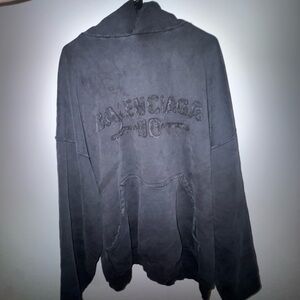Balenciaga Charcoal Hoodie